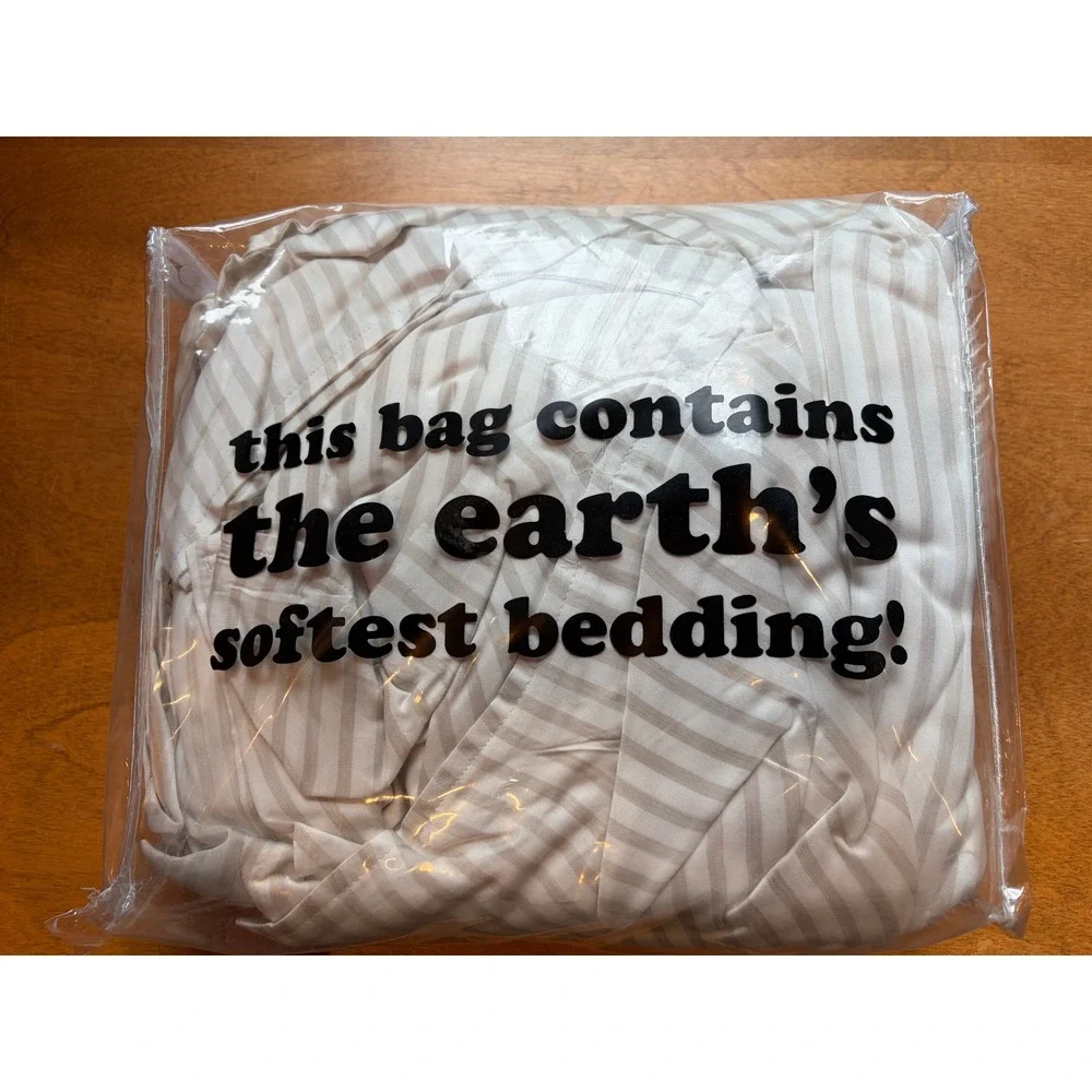 Buffy Breeze Eucalyptus Duvet Cover King Cal King Gray Stripe 01-03-0100-02-102
